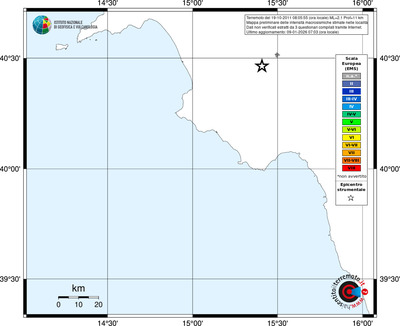 Mappa EMS - territori località
