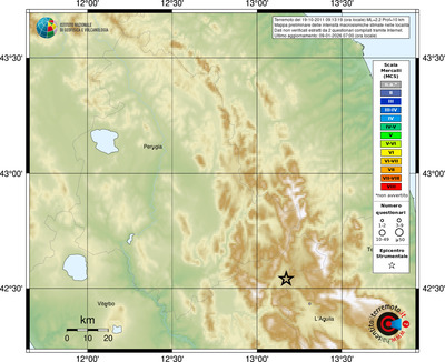 Mappa MCS - località