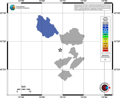 Mappa MCS - territori comuni