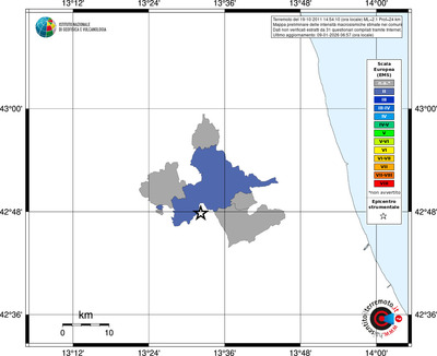 Mappa EMS - territori comuni