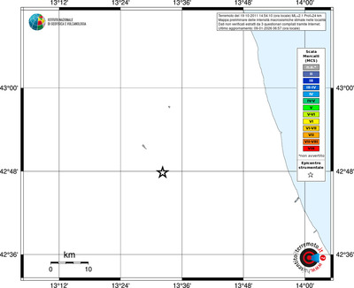 Mappa MCS - territori località