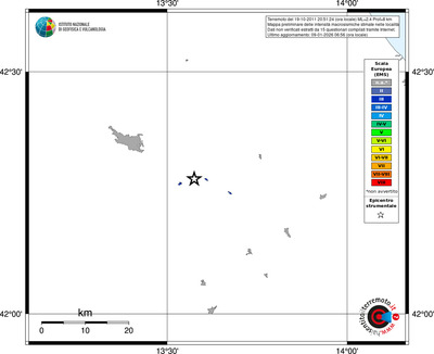 Mappa EMS - territori località