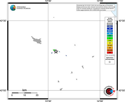 Mappa MCS - territori località