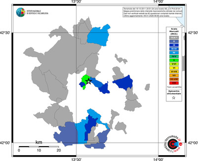 Mappa MCS - territori comuni