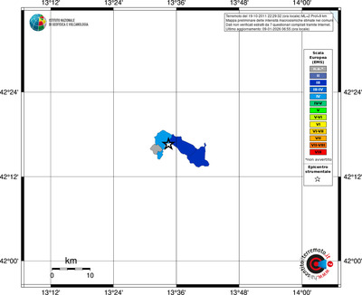 Mappa EMS - territori comuni