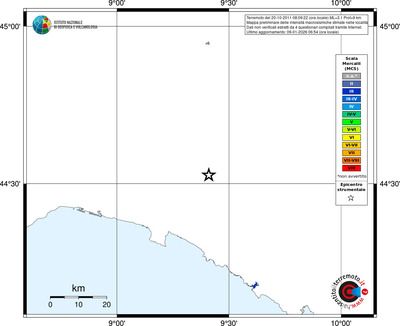 Mappa MCS - territori località