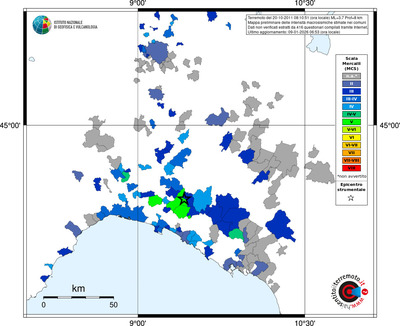 Mappa MCS - territori comuni
