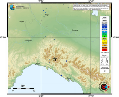 Mappa EMS - località