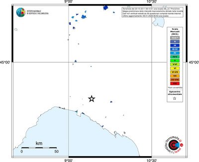 Mappa MCS - territori località