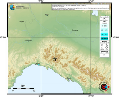 Mappa comuni con almeno 3 questionari