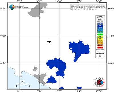 Mappa EMS - territori comuni