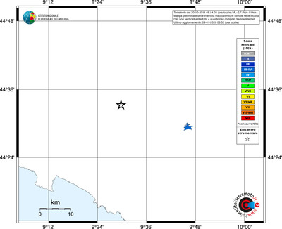 Mappa MCS - territori località