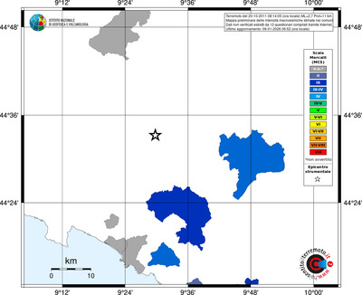 Mappa MCS - territori comuni