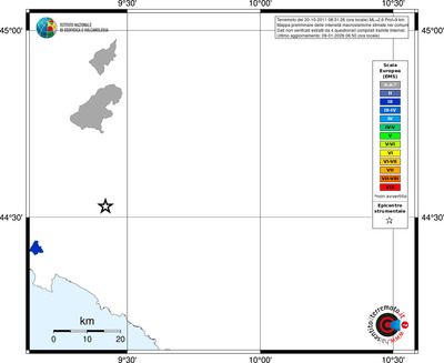 Mappa EMS - territori comuni