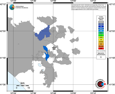 Mappa MCS - territori comuni