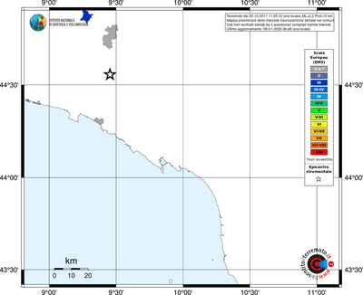 Mappa EMS - territori comuni