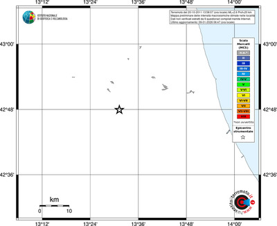 Mappa MCS - territori località