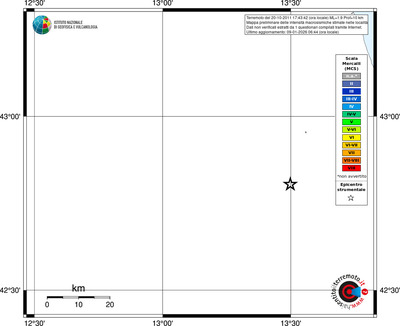 Mappa MCS - territori località