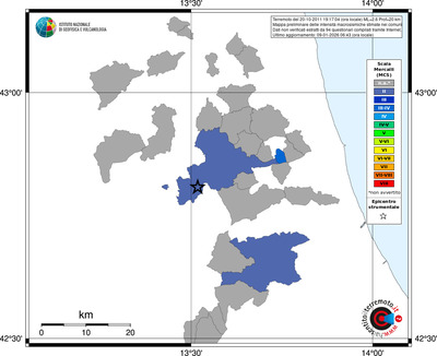 Mappa MCS - territori comuni