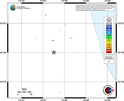 Mappa EMS - territori località