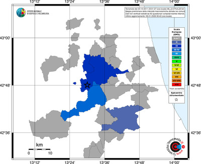 Mappa EMS - territori comuni