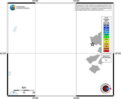 Mappa EMS - territori comuni