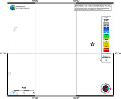 Mappa MCS - territori località