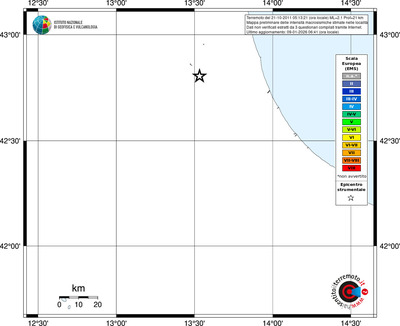 Mappa EMS - territori località