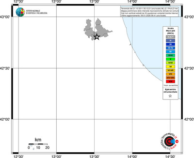 Mappa MCS - territori comuni