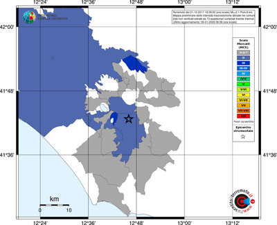 Mappa MCS - territori comuni