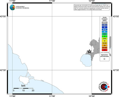 Mappa EMS - territori comuni