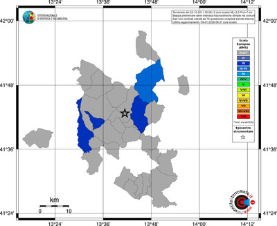 Mappa EMS - territori comuni