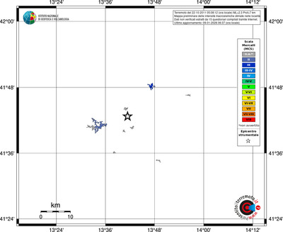 Mappa MCS - territori località