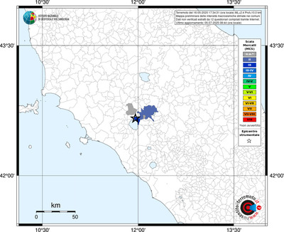 Mappa MCS - territori comunali