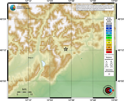 Mappa EMS - località
