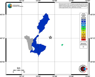 Mappa EMS - territori comuni