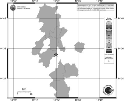 Mappa MCS - territori comuni