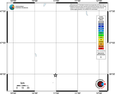 Mappa MCS - territori località