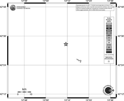 Mappa EMS - territori località