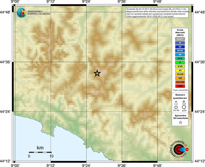 Mappa MCS - località