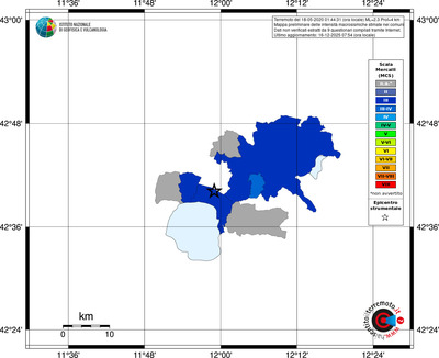 Mappa MCS - territori comuni