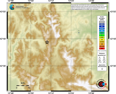 Mappa EMS - località