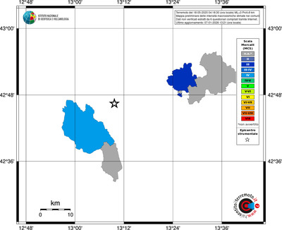 Mappa MCS - territori comuni
