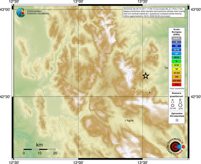 Mappa EMS - località