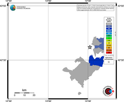 Mappa EMS - territori comuni