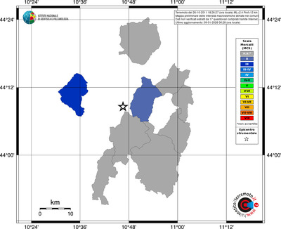 Mappa MCS - territori comuni