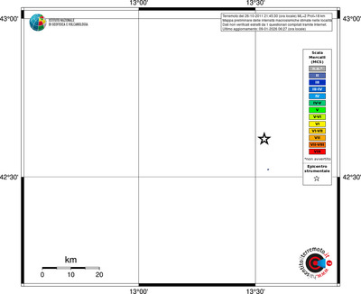 Mappa MCS - territori località