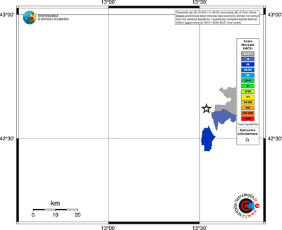 Mappa MCS - territori comuni