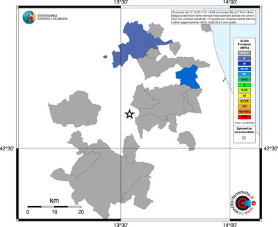 Mappa EMS - territori comuni
