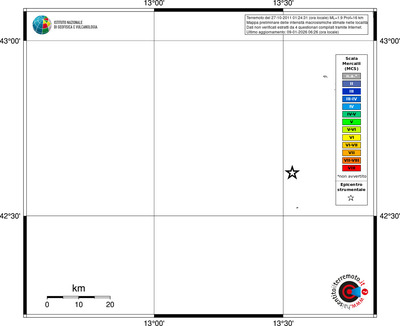 Mappa MCS - territori località
